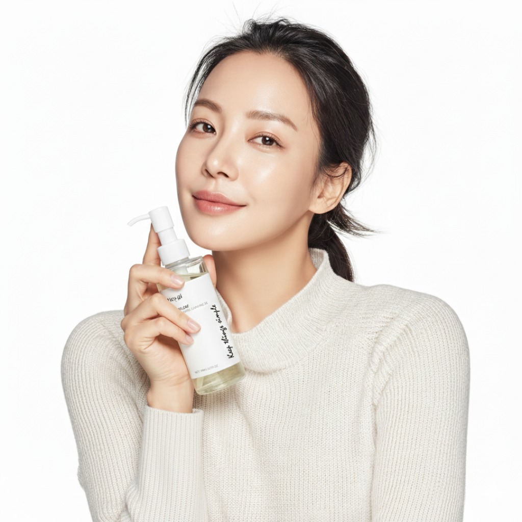 Loniage hoygi heartleaf pore control - óleo de limpeza facial coreano