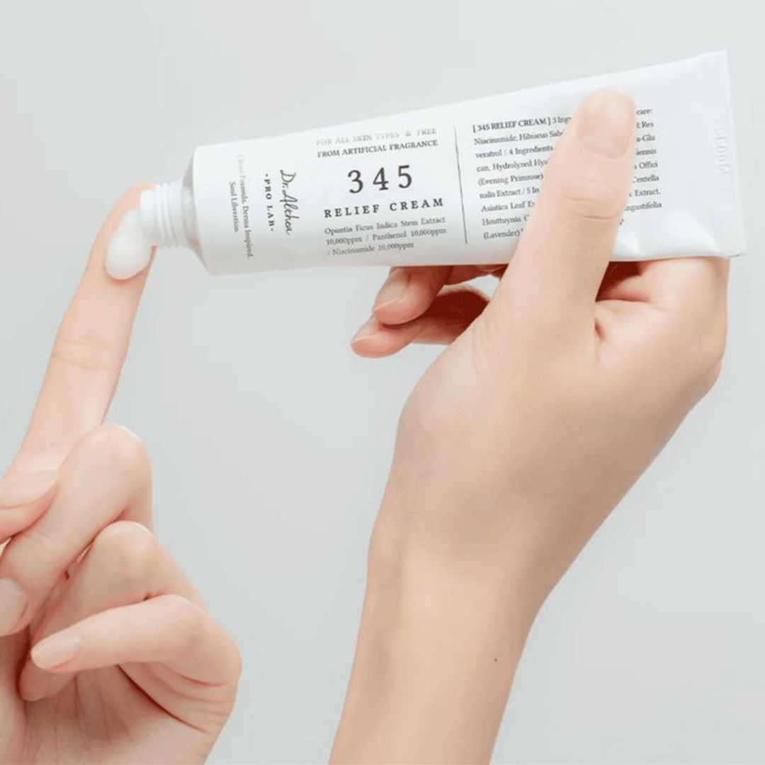 345 relief cream - creme coreano reparador e calmante
