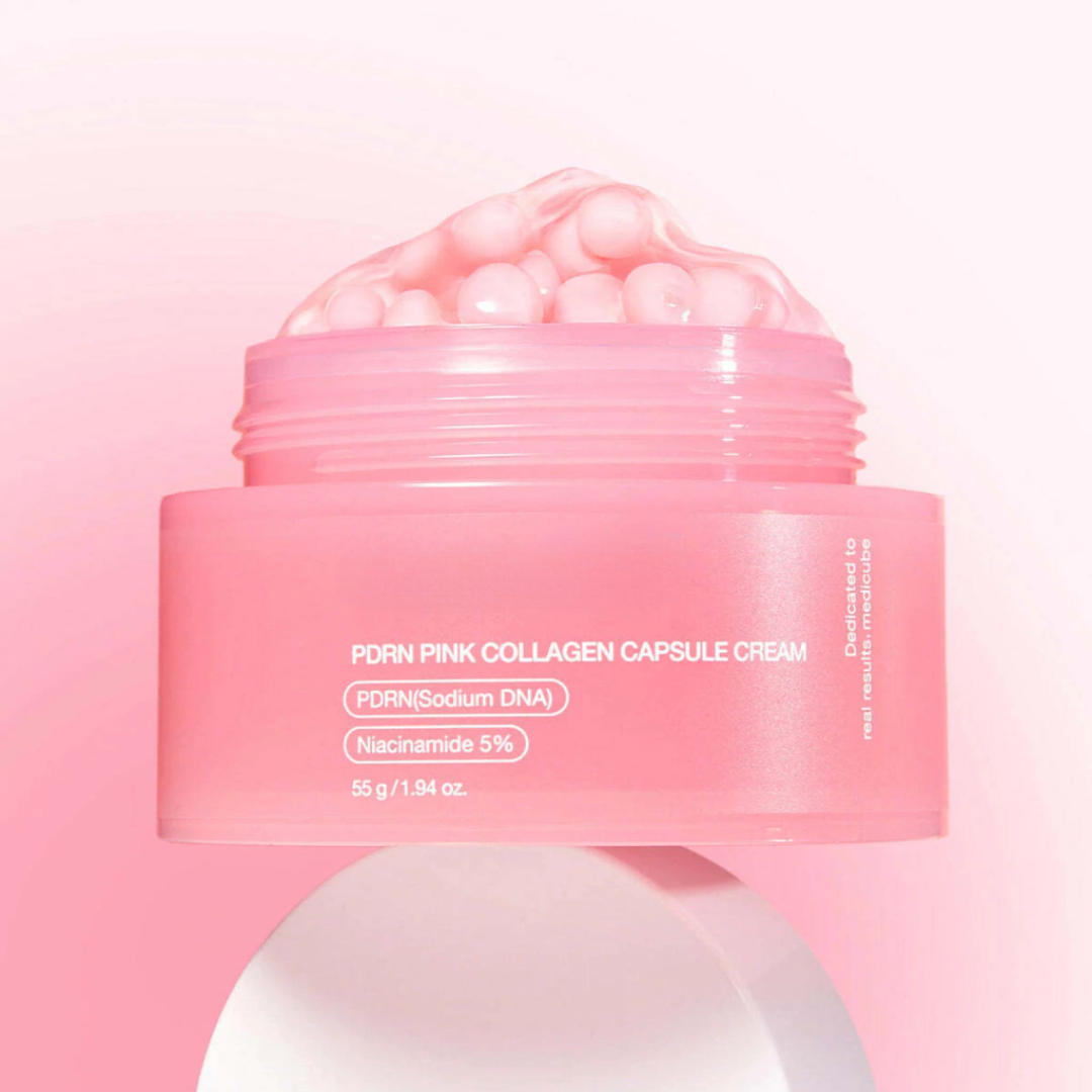 Loniage PDRN Pink collagen capsule cream - hidratante coreano em cápsulas de colágeno