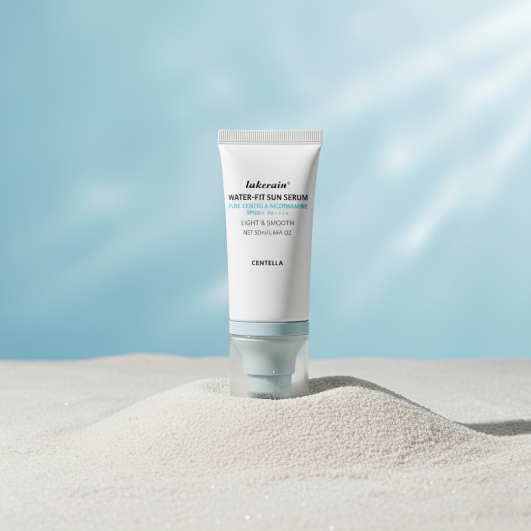 Loniage lakerain centella water-fit sun serum – protetor solar coreano SPF50+ PA++++