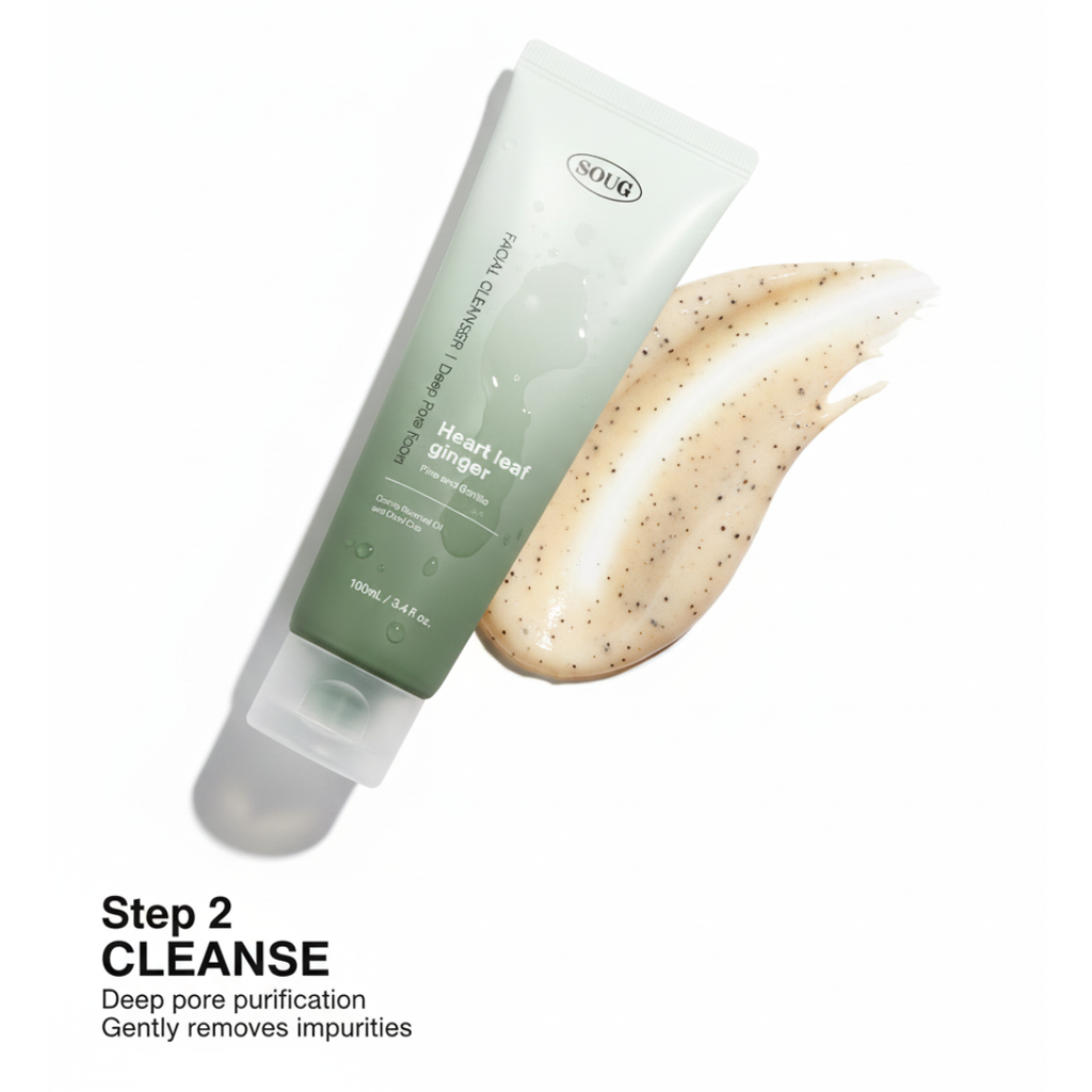 Heartleaf Duo de Limpeza Coreana - Cleansing Oil e Ampoule Foam