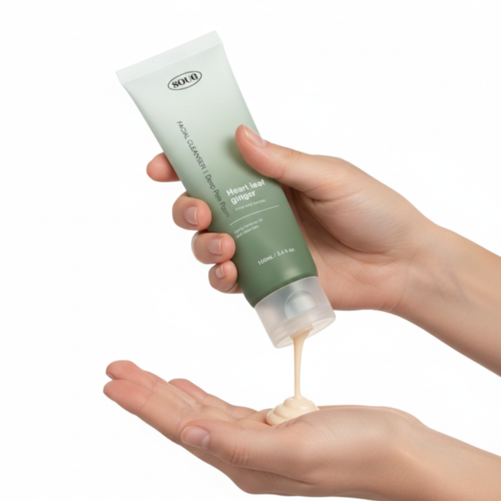 Loniage soug heartleaf quercetinol pore - Espuma Coreana de Limpeza Profunda