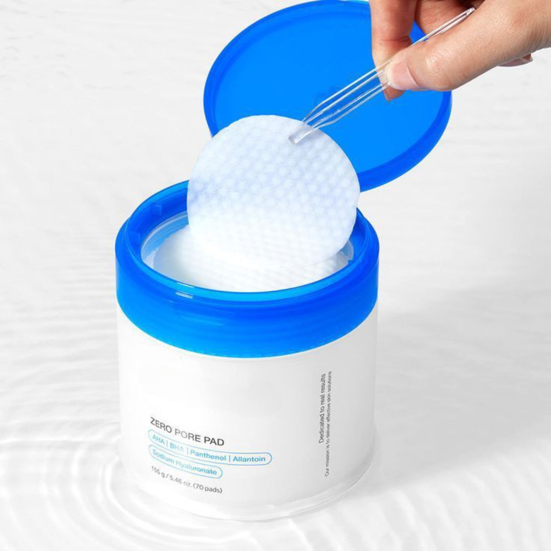 Loniage zero pore pads - discos coreanos esfoliantes para poros invisíveis