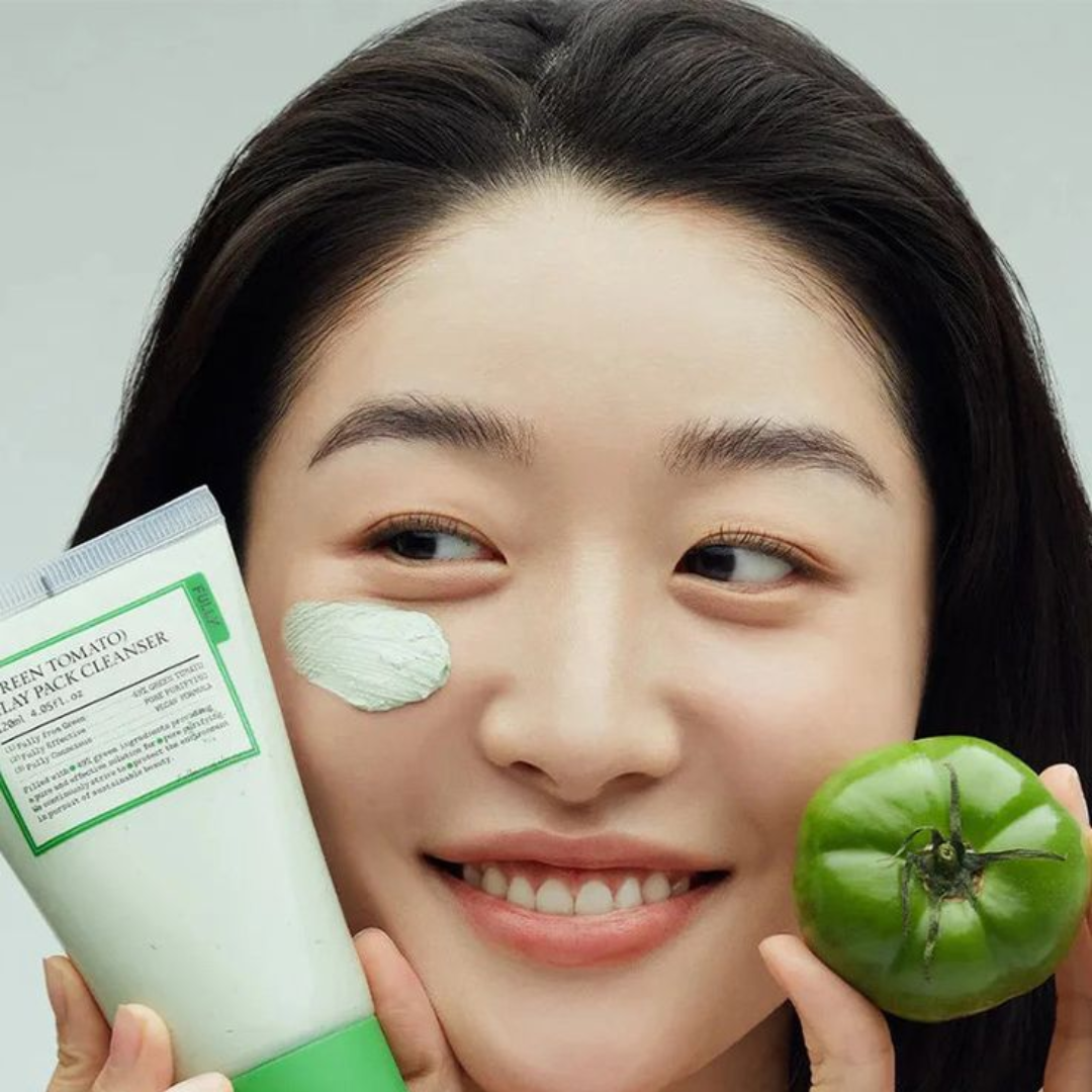 Loniage green tomato mask  - máscara facial coreana