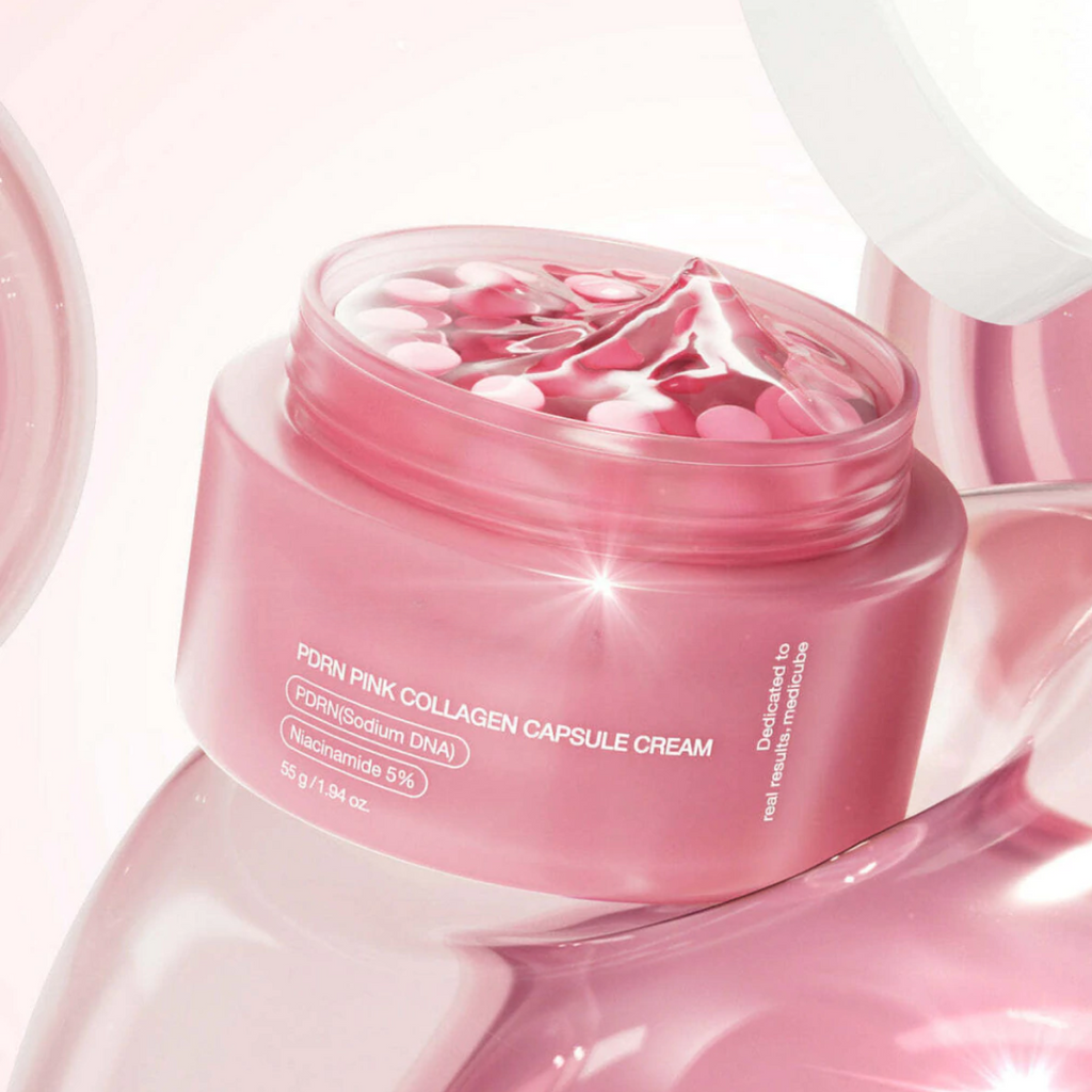 Loniage PDRN Pink collagen capsule cream - hidratante coreano em cápsulas de colágeno