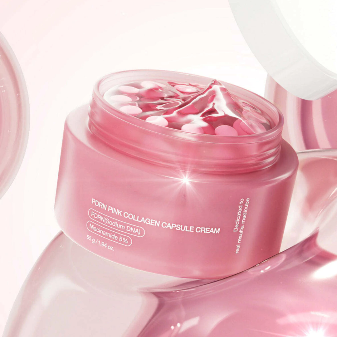 Loniage PDRN Pink collagen capsule cream - hidratante coreano em cápsulas de colágeno