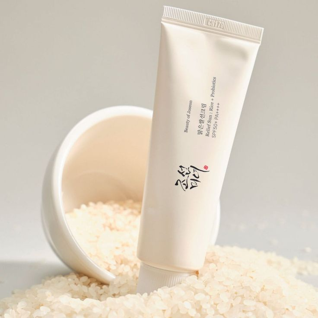 Relief sun rice probiotics - protetor solar coreano (SPF 50+/PA++++)