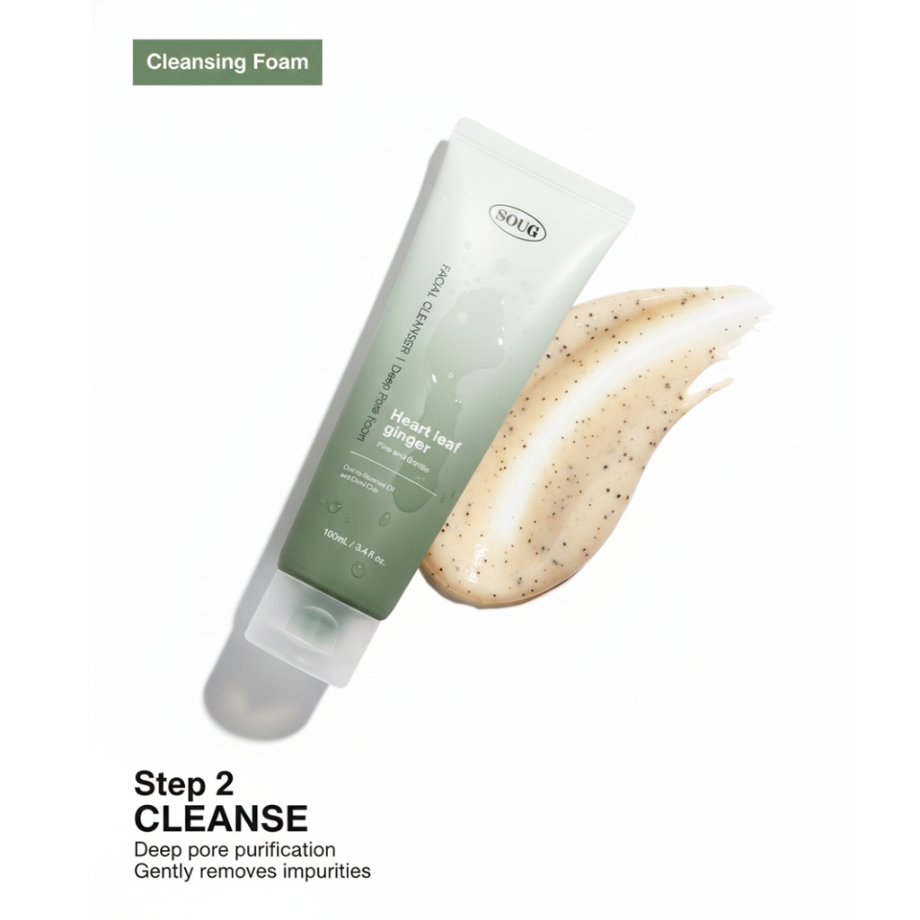 Loniage soug heartleaf quercetinol pore - Espuma Coreana de Limpeza Profunda