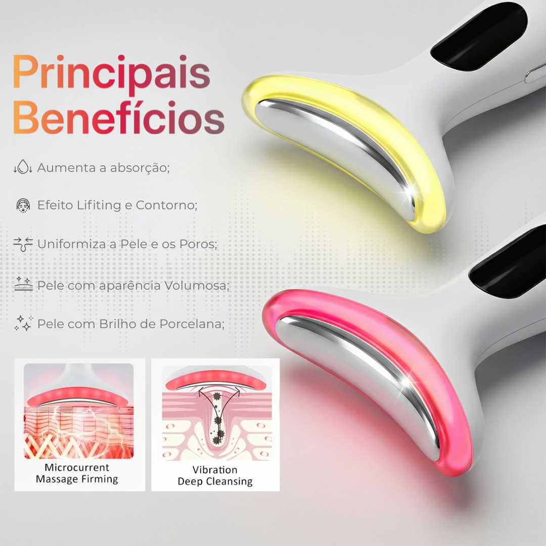 Loniage FaceLifting Pro - Aparelho estético coreano 5 em 1