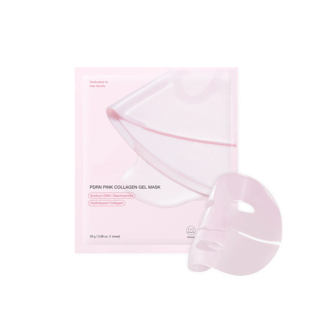 Loniage pink collagen mask - máscara de colágeno coreana
